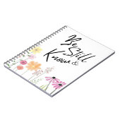 Be Still and know – クリスチャンのノート、雑誌 ノートブック (左側)