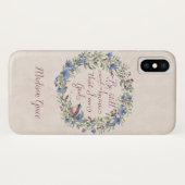 Be Still and Know - 詩篇 46:10 名前入り Case-Mate iPhoneケース (裏面(横))