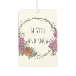Be Still and Know Air Freshener カーエアーフレッシュナー