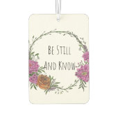 Be Still and Know Air Freshener カーエアーフレッシュナー (裏面)