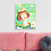 Be Still and Know Bible Verse 11x14 Canvas Print キャンバスプリント (インサイチュ (リビング))