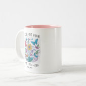 Be Still and Know Coffee Mug ツートーンマグカップ (正面左)