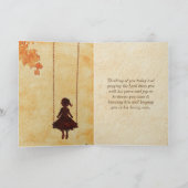 Be Still and Know I am God Bible Verse Psalm 46:10 カード (内部)