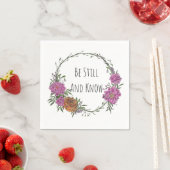 Be Still and Know Napkins スタンダードカクテルナプキン (インサイチュ)