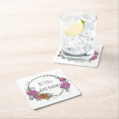Be Still and Know Plastic Coasters スクエアペーパーコースター (インサイチュ)