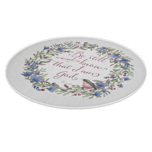 Be Still and Know - Psalm 46:10 カッティングボード (角)