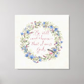 Be Still and Know - Psalm 46:10 キャンバスプリント (正面)