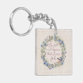 Be Still and Know - Psalm 46:10 キーホルダー (正面左)