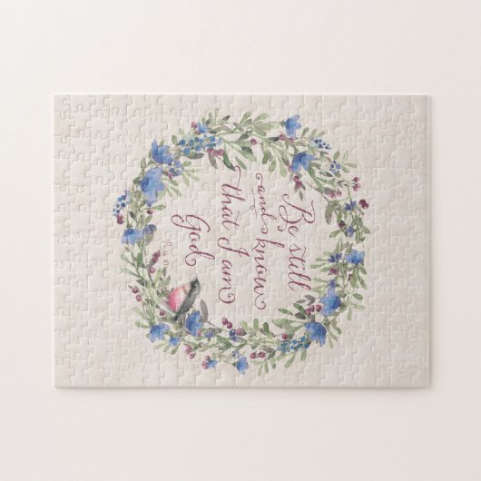 Be Still and Know - Psalm 46:10 ジグソーパズル (横)