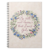 Be Still and Know - Psalm 46:10 ノートブック (正面)