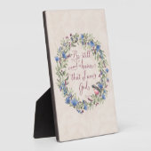 Be Still and Know - Psalm 46:10 フォトプラーク (側面)