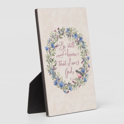 Be Still and Know - Psalm 46:10 フォトプラーク (側面)