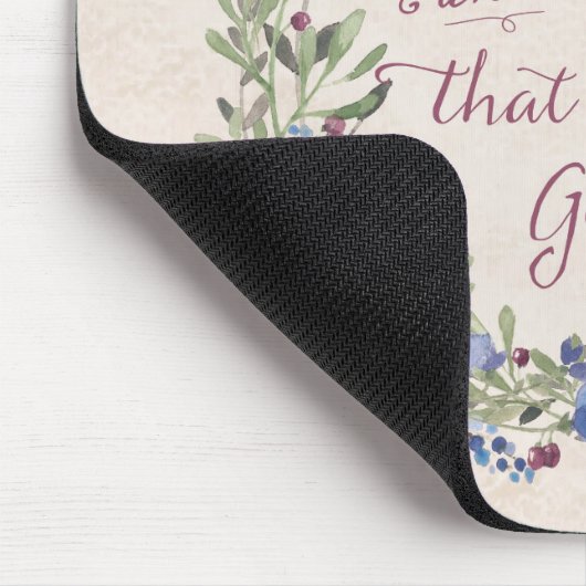 Be Still and Know - Psalm 46:10 マウスパッド (コーナー)