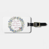 Be Still and Know - Psalm 46:10 ラゲッジタグ (正面横)