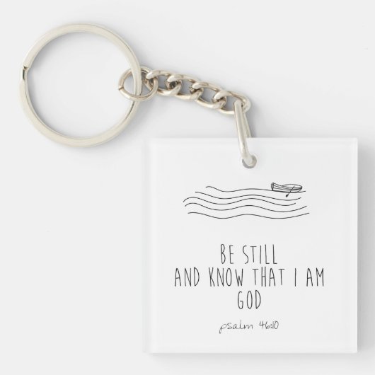 Be still and know that I am God  キーホルダー (正面)