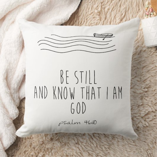 Be still and know that I am God  クッション (ブランケット)