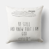 Be still and know that I am God  クッション (裏面)