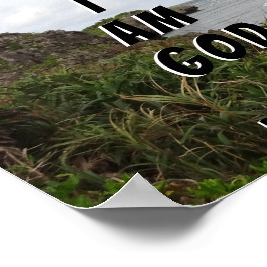 Be Still And Know That I am God ポスター (角)