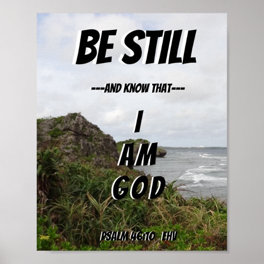 Be Still And Know That I am God ポスター (正面)