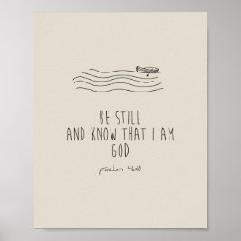 Be still and know that I am God  ポスター
