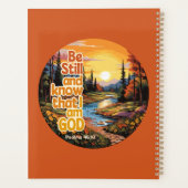 Be still and know that I am God Bible Verse プランナー手帳 (裏面)