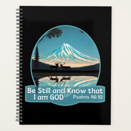 Be still and know that I am God Bible Verse プランナー手帳 (正面)