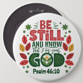 Be Still and Know that I am your God 缶バッジ (正面&裏面)