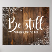 Be Still and Know That I’m God ポスター (正面)