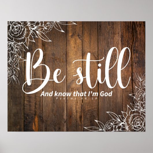 Be Still and Know That I’m God ポスター (正面)