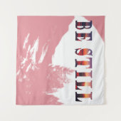 Be Still Christian Minimalist タペストリー (正面(横))