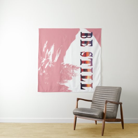 Be Still Christian Minimalist タペストリー (インサイチュ(横))