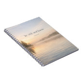 Be Still Christian Notebook Psalm 46:10 Scripture ノートブック (右側)