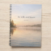 Be Still Christian Notebook Psalm 46:10 Scripture ノートブック