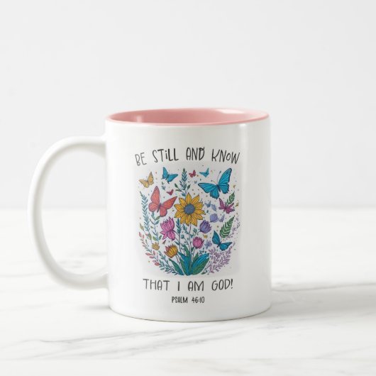  Be Still Coffee Mug ツートーンマグカップ (左)