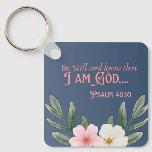 Be Still Keychain キーホルダー (正面)