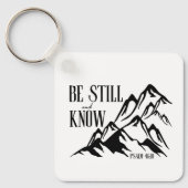 Be Still & Know - Psalm 46:10 キーホルダー (正面)