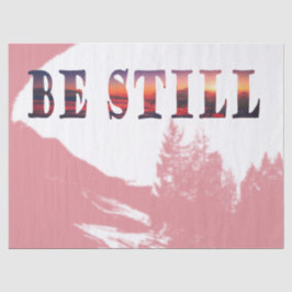 Be Still Mountain Sunrise  薄葉紙