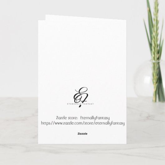 Be Still My Heart- Personalized Valentine カード (裏面)