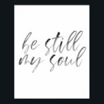 Be Still My Soul Waterカラースクリプト ポスター<br><div class="desc">Be Still My Soul Waterカラースクリプト</div>