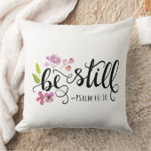 Be Still - Psalm 46:10 クッション (ブランケット)