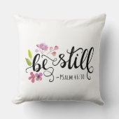 Be Still - Psalm 46:10 クッション (正面)