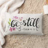 Be Still - Psalm 46:10 ランバークッション (ブランケット)