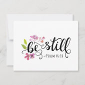 Be Still - Psalm 46:10 Get Well Card (正面)