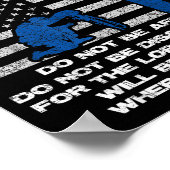 Be Strong And Courageous Do Not Be Afraid Prayer  ポスター (角)