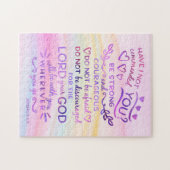 Be Strong and Courageous Joshua 1:9 ジグソーパズル (横)