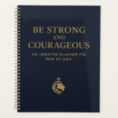 Be Strong and Courageous Planner プランナー手帳 (正面)