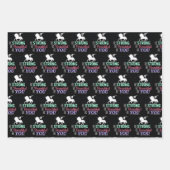 Be Strong Beautiful You - Gymnastics Unicorn ラッピングペーパーシート (正面)