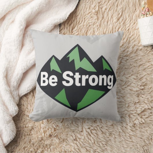 Be Strong Geometric クッション (ブランケット)