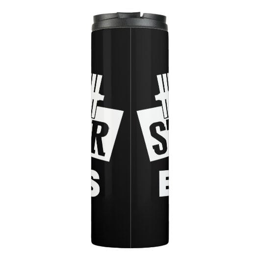 Be Stronger Than Your Excuses タンブラー (裏面)