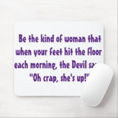 bE tHAT wOMAN マウスパッド (マウス)